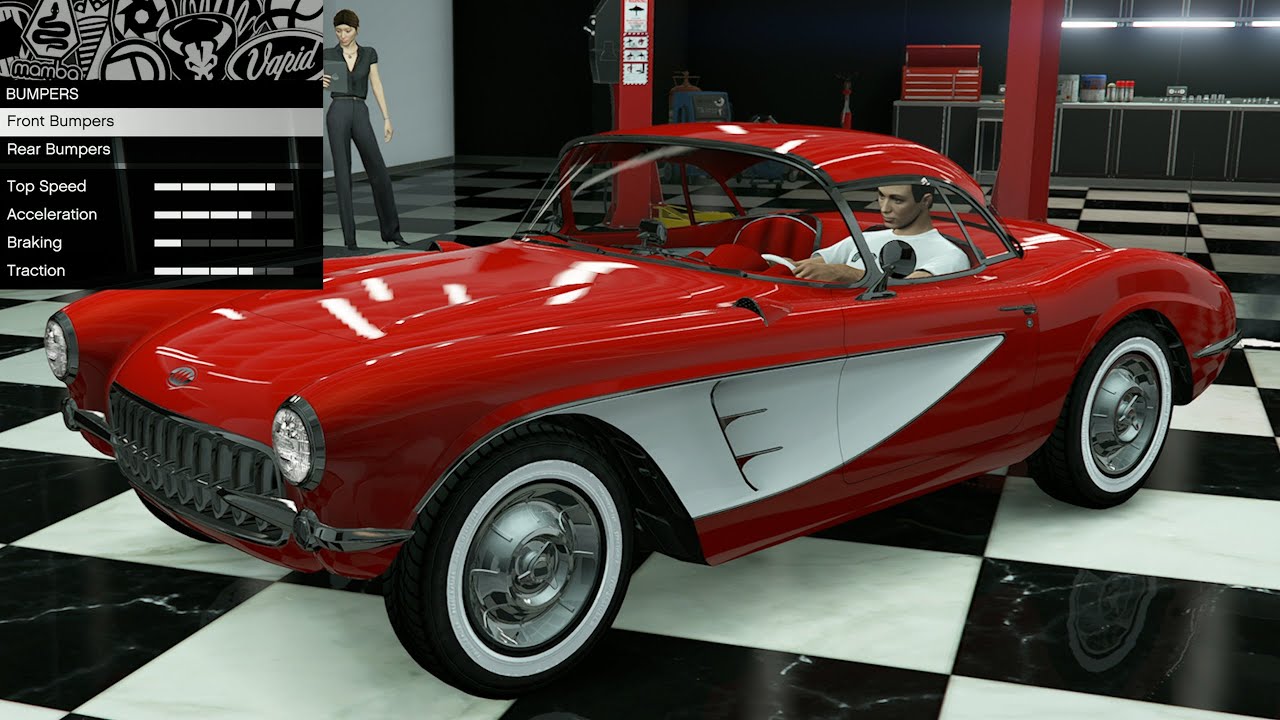 GTA 5 - DLC Vehicle Customization - Invetero Coquette D1 (Corvette C1)
