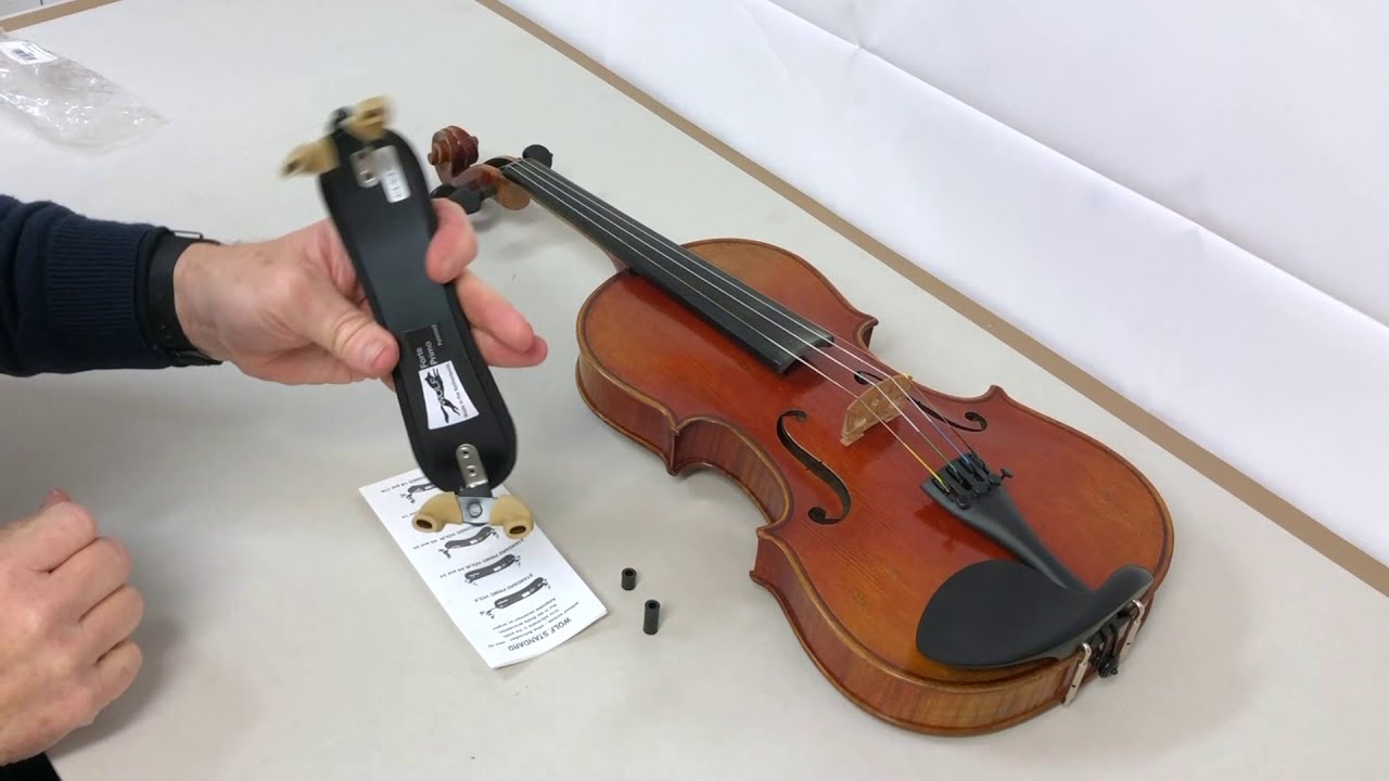 Wolf Forte Primo Violin Shoulder Rest, Unboxing and Fitting