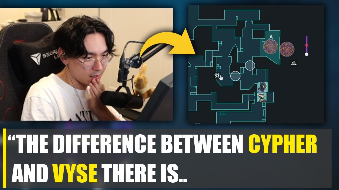 TenZ Explains The Difference Between Vyse & Cypher On Split