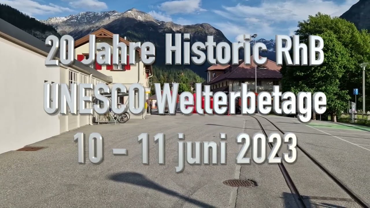 20 Jahre Historic RhB,  Bahnfestival Bergün/Bravuogn - 10/11 juni 2023 - Dampfzug G3/4  11 Heidi