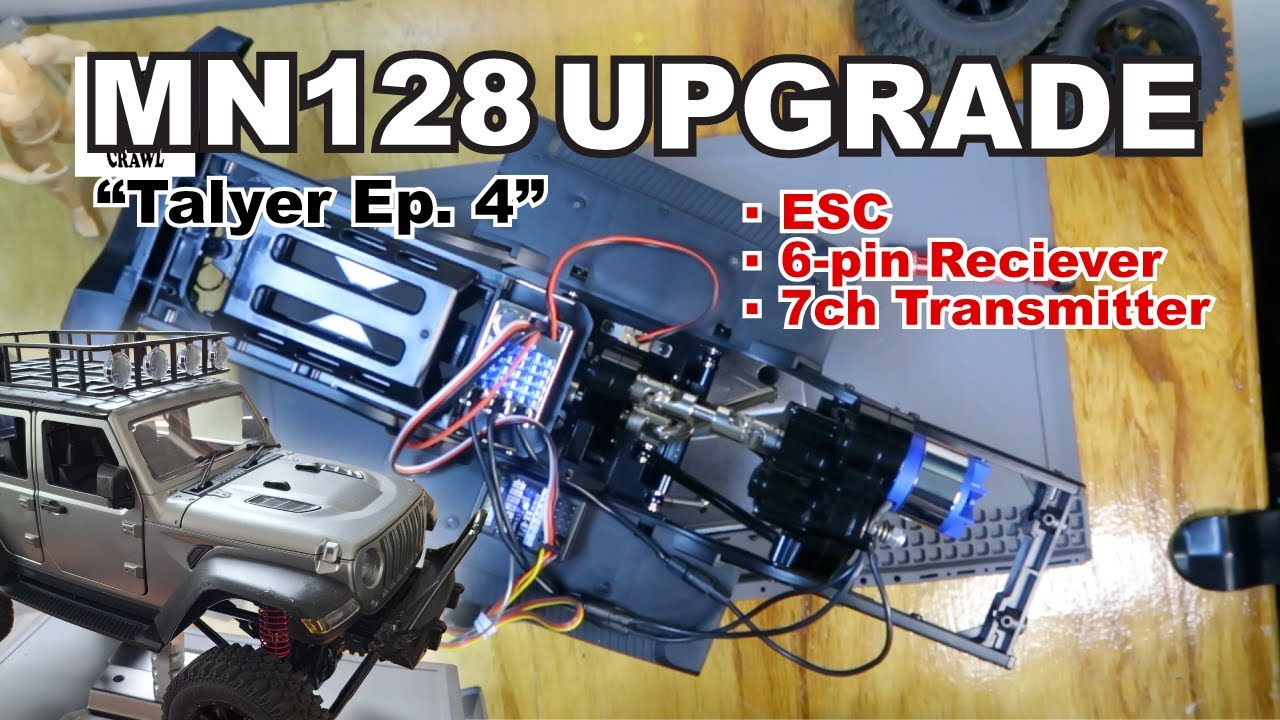 MN128 Upgrade Ep.4: ESC, Receiver & 7CH Transmitter Upgrade