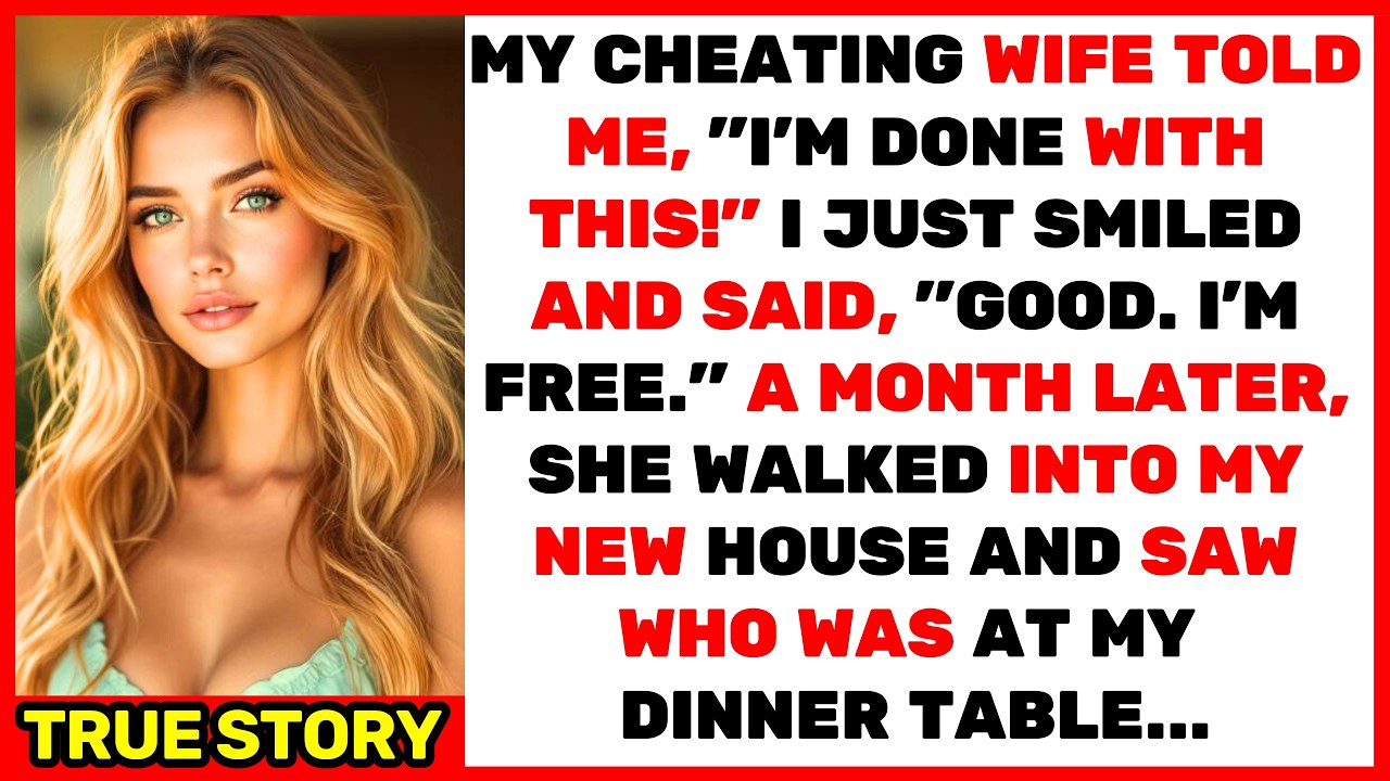 HER PLAN TO LEAVE ME COLLAPSEDWHEN SHE SAW WHO I INVITED TO DINNER!