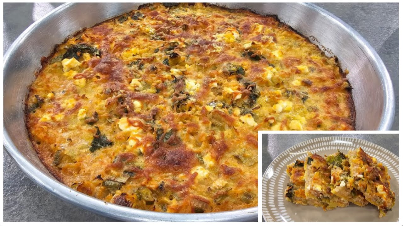 Rreze Dielli - Tavë me presh, vezë dhe oriz nga zonja Albana / Recetë me super shije në pak minuta!