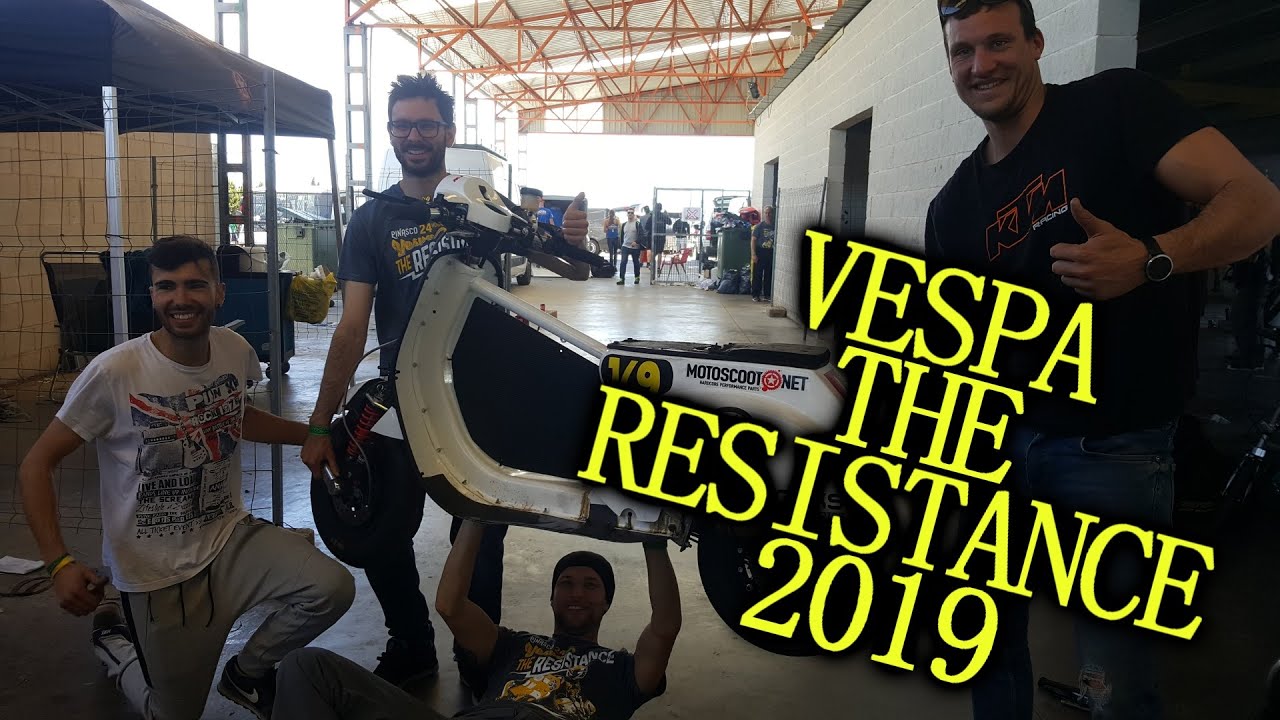 NOS VAMOS A LA VESPA THE RESISTANCE 24 HORAS 2019