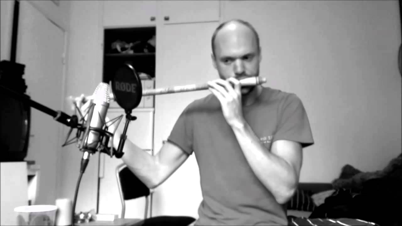 Overtone flute + accordion (willow flute/s&auml;lgfl&ouml;jt, Svensk folkmusik)