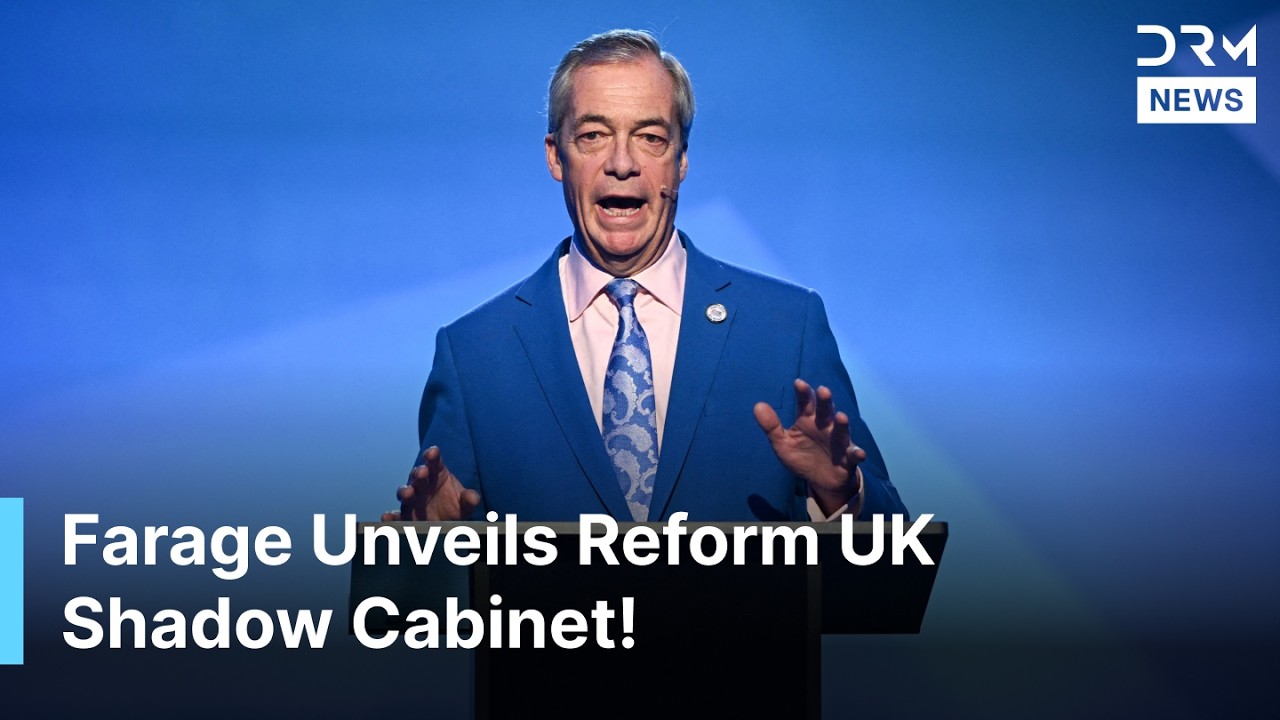 BREAKING: Nigel Farage Announces Reform UK Shadow Cabinet Members in London | AC1Z