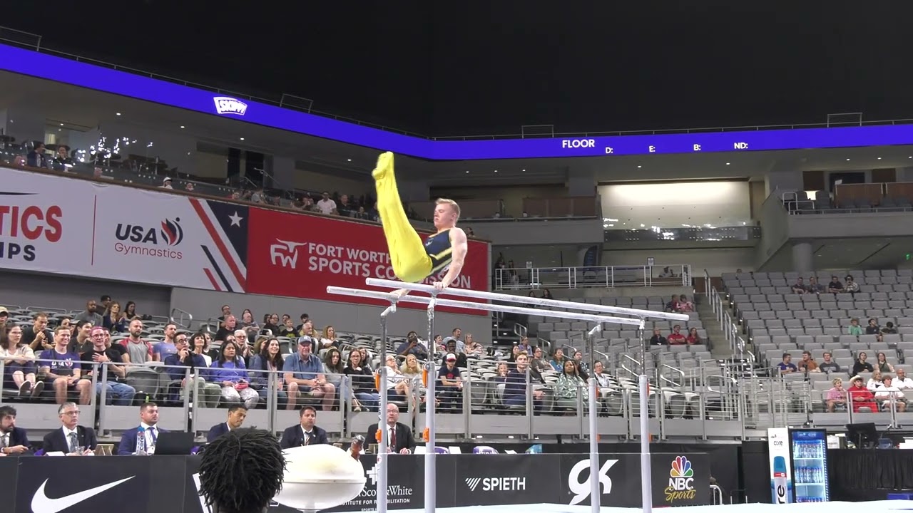 Cameron Bock  - Parallel Bars -  2024 Xfinity U.S. Championships  - Senior Men Day 2