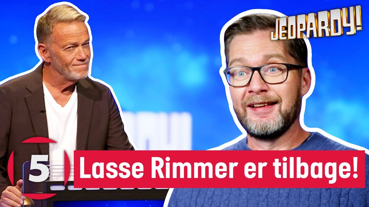 Ingen vil quizze mod Lasse Rimmer | Jeopardy! | Kanal 5 Danmark