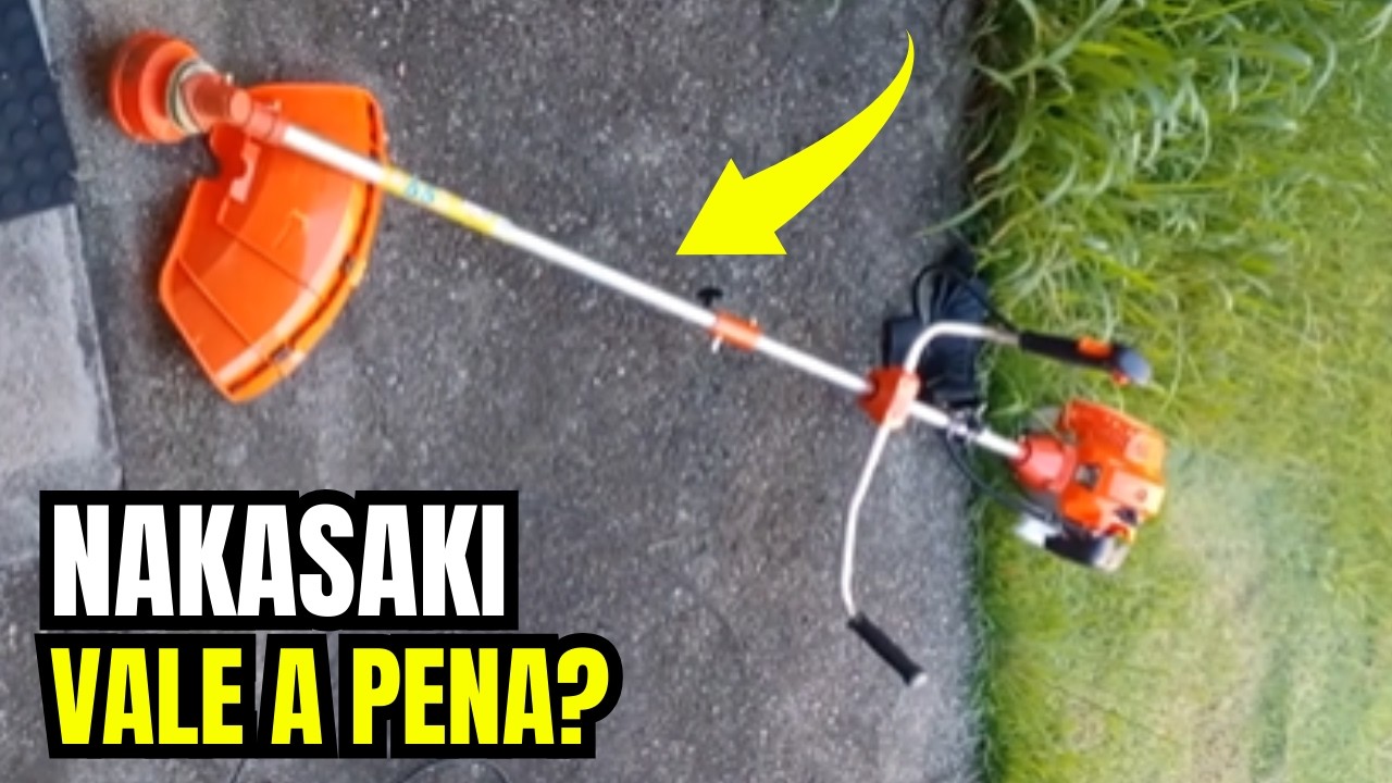 ROÇADEIRA NAKASAKI 75CC VALE A PENA? ROÇADEIRA NAKASAKI 75CC É BOA? ROÇADEIRA NAKASAKI CILINDRADAS