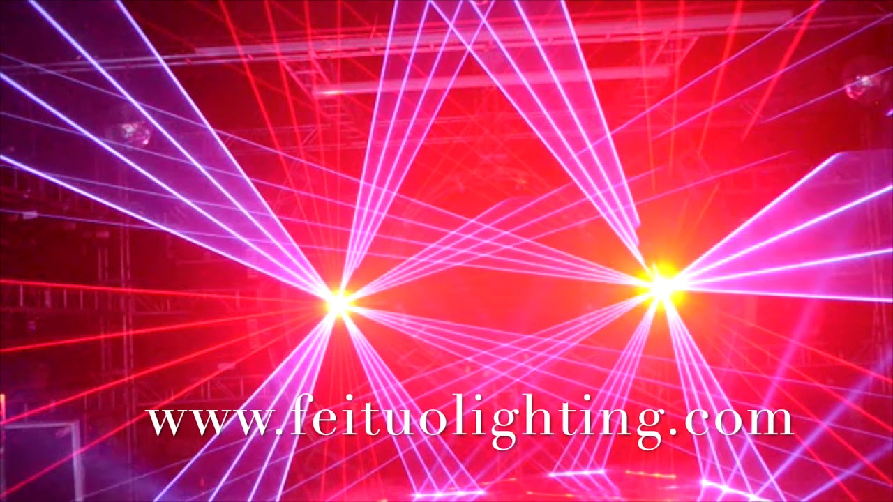 5w or 8w rgb full color moving head laser with leds