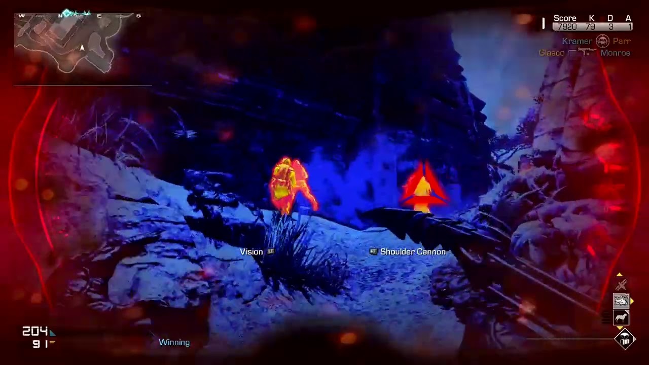Showcase! | Call of duty ghosts: Ruins DLC map | Predator and Volcano Bomb|
