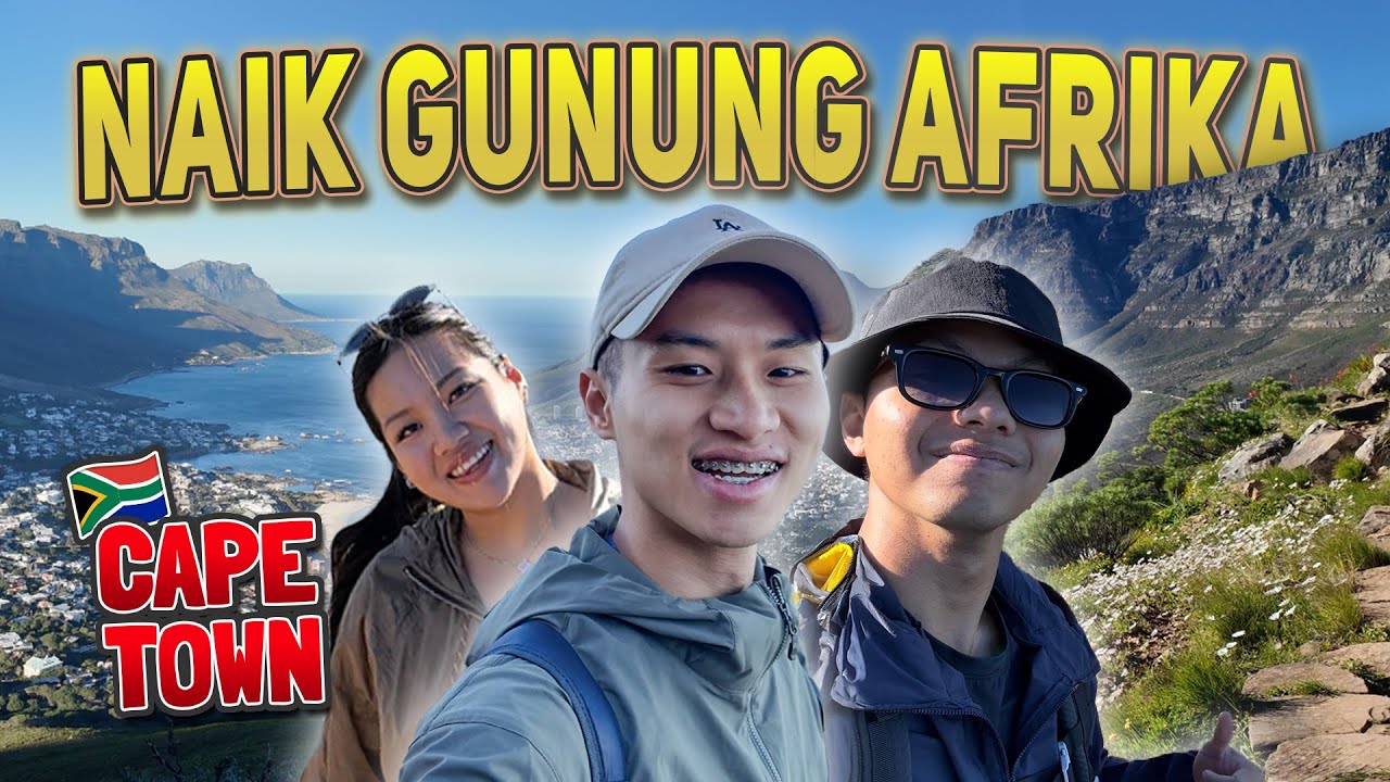 Hiking di Afrika Selatan SECAKEP Ini😱⁉️ Inilah CAPE TOWN, Kota Pensiun Idaman Banyak Orang Bule🇿🇦