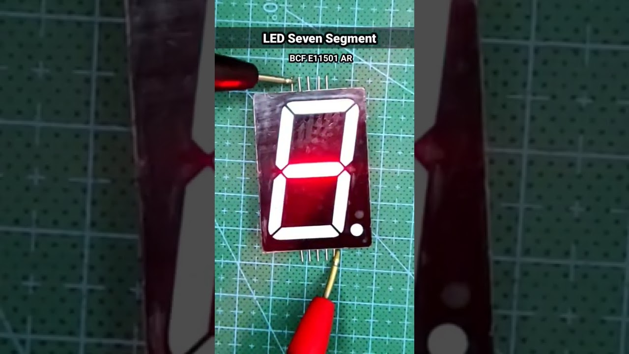 LED Seven Segment BCF E11501 AR #shorts