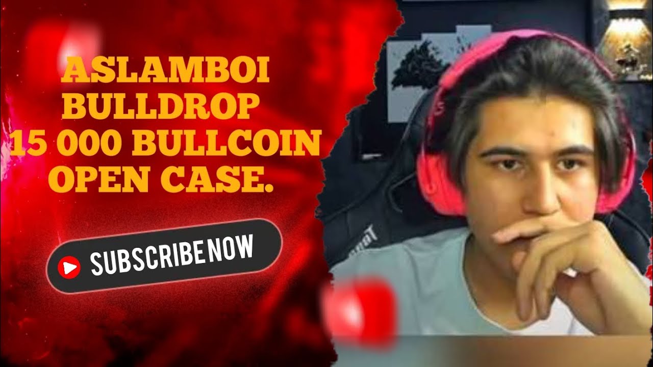 ASLAMBOI 15 000 BULLCOINGA OPEN CASE 😱    #aslamboi #bulldrop #opencase #pubgmobile #freefire