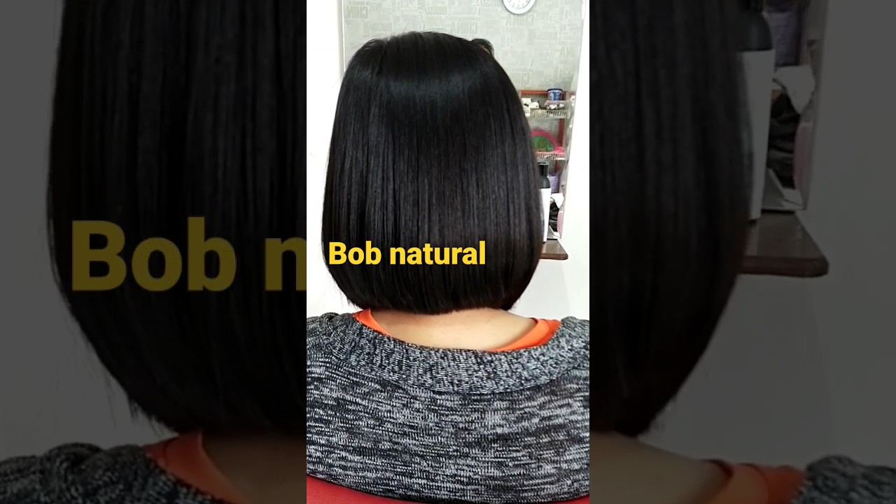 MODEL RAMBUT PENDEK / MODEL RAMBUT BOB NATURAL #shorts #modelrambut @ameliachuit