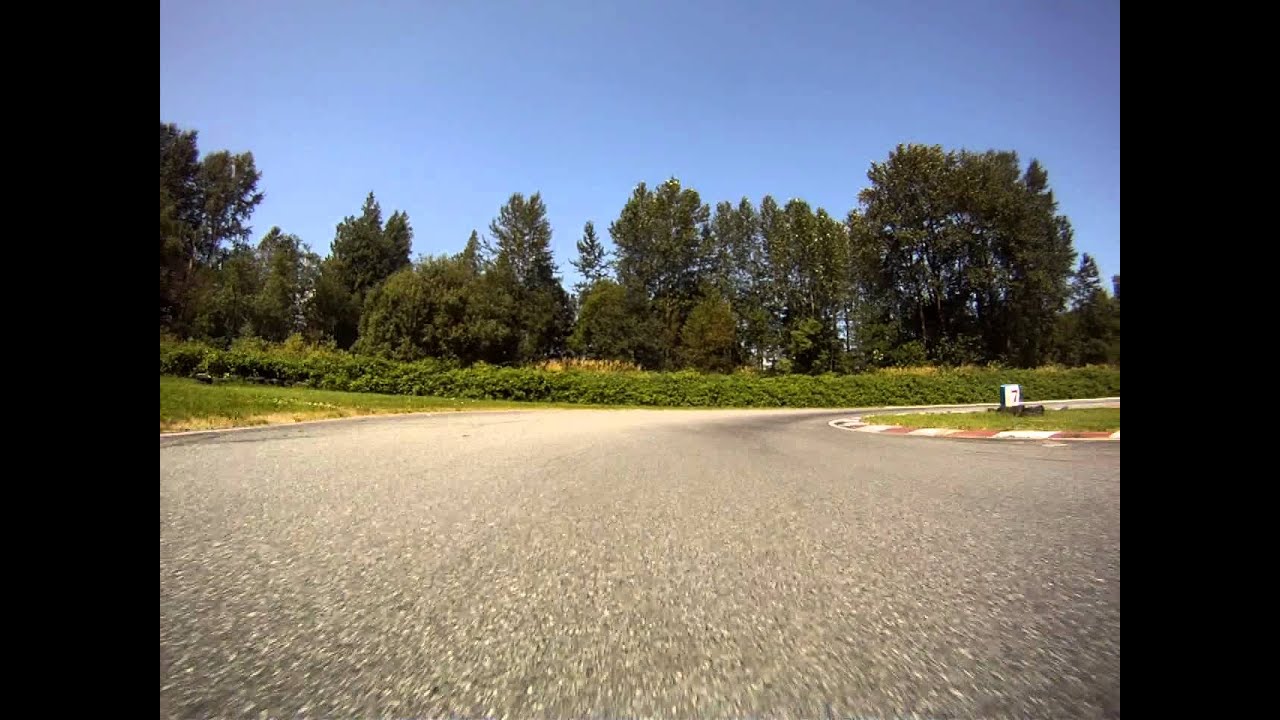 Noobie 2 stroke go kart at Greg Moore Raceway