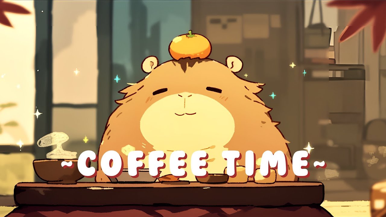 [Full Hour] Capybara Music Lab - Chill Jazz Beats to Relax/Study ~ Soothing Ambiance ~ 🌸 ☕