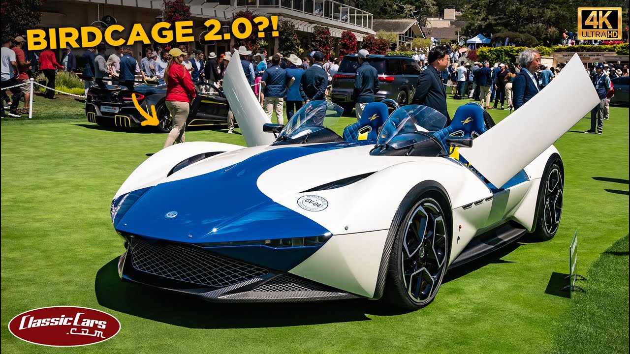 Re-Imagined Japanese Supercar, Ken Okayama Design Kode61 Birdcage - Monterey Car Week 2023