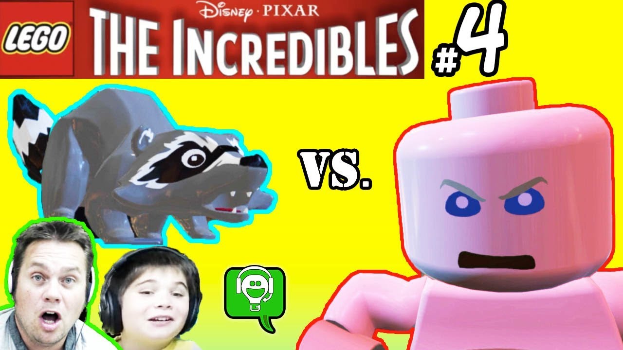 Lego Incredibles 4 Jack Jack vs Raccoon HobbyKidsGaming
