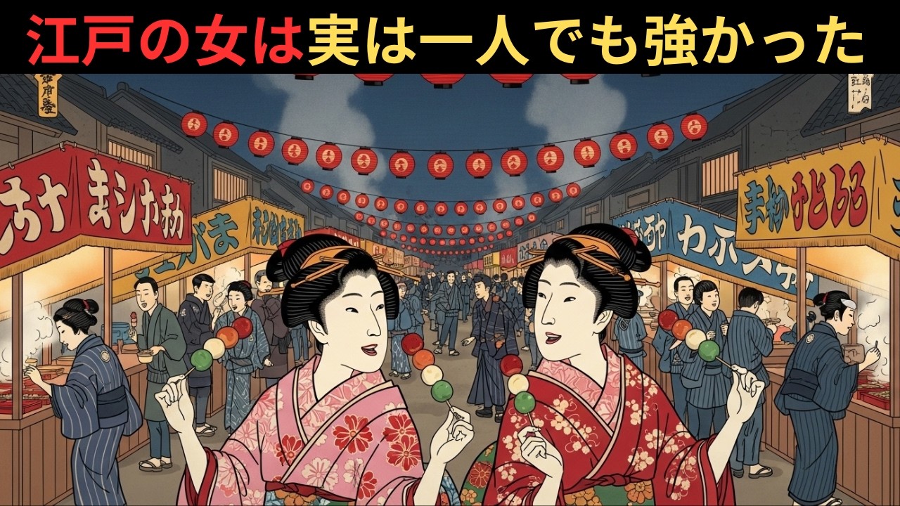 夫も家もない女たち──江戸で“ひとり”はどう生き抜いたのか【江戸時代の庶民】【江戸時代】