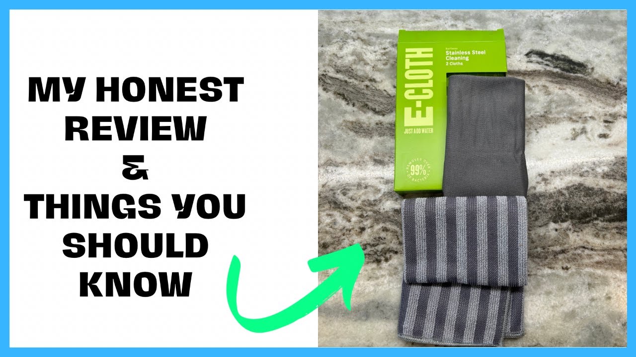 E-Cloth Stainless Steel Cleaning Cloth Kit Review | Clean Without Chemicals