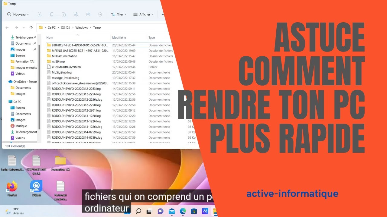 comment rendre son pc plus rapide!