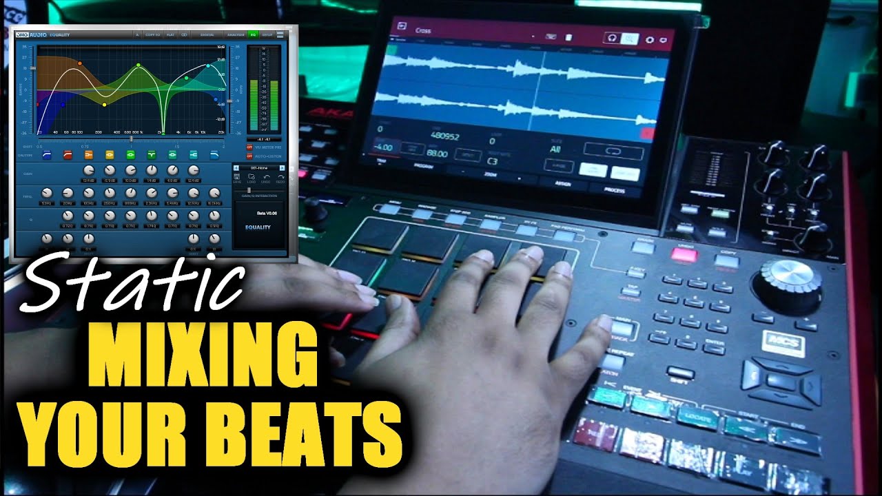 MIXING YOUR BEATS IN MPC X - How to Static Mix to Blend Sounds - MPC X Tutorial MPC One, MPC Live 2