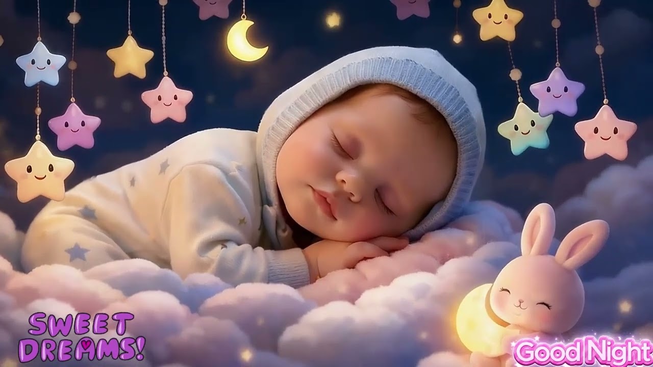 Instant Baby Sleep Music 💤 Mozart & Brahms Lullaby 🌙 Calm & Deep Sleep in 3 Minutes