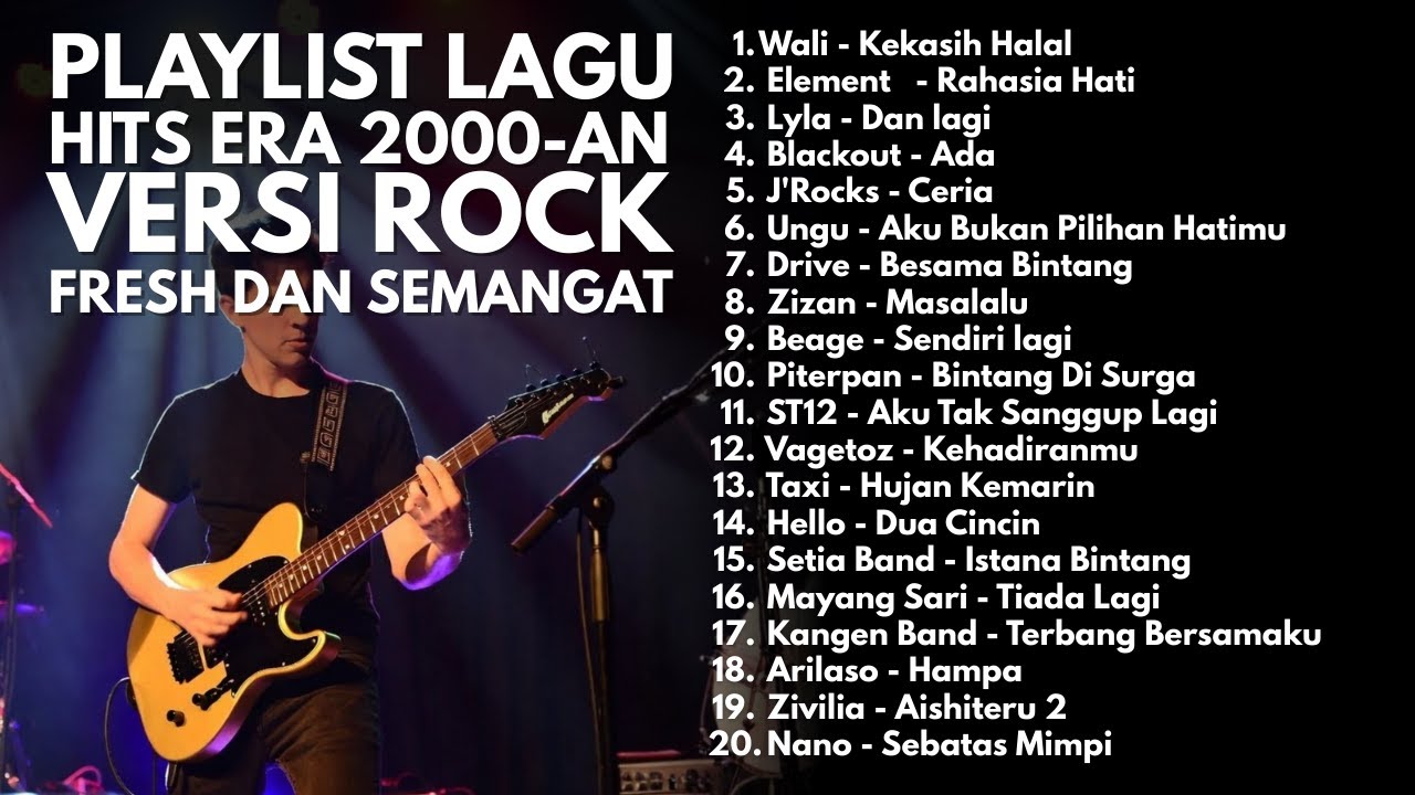 ASLI MANTAP‼️🤘LAGU HITS 2000-AN BAND INDONESIA VERSI ROCK DISTRORSI MAKSIMAL | Playlist Full Album