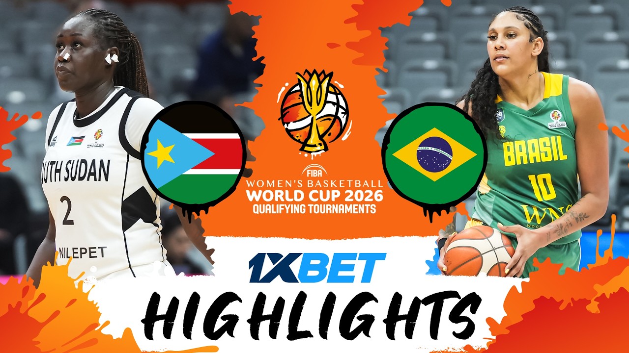 South Sudan 🇸🇸 v Brazil 🇧🇷 | Highlights | #FIBAWWC 2026 Qualifying Tournament