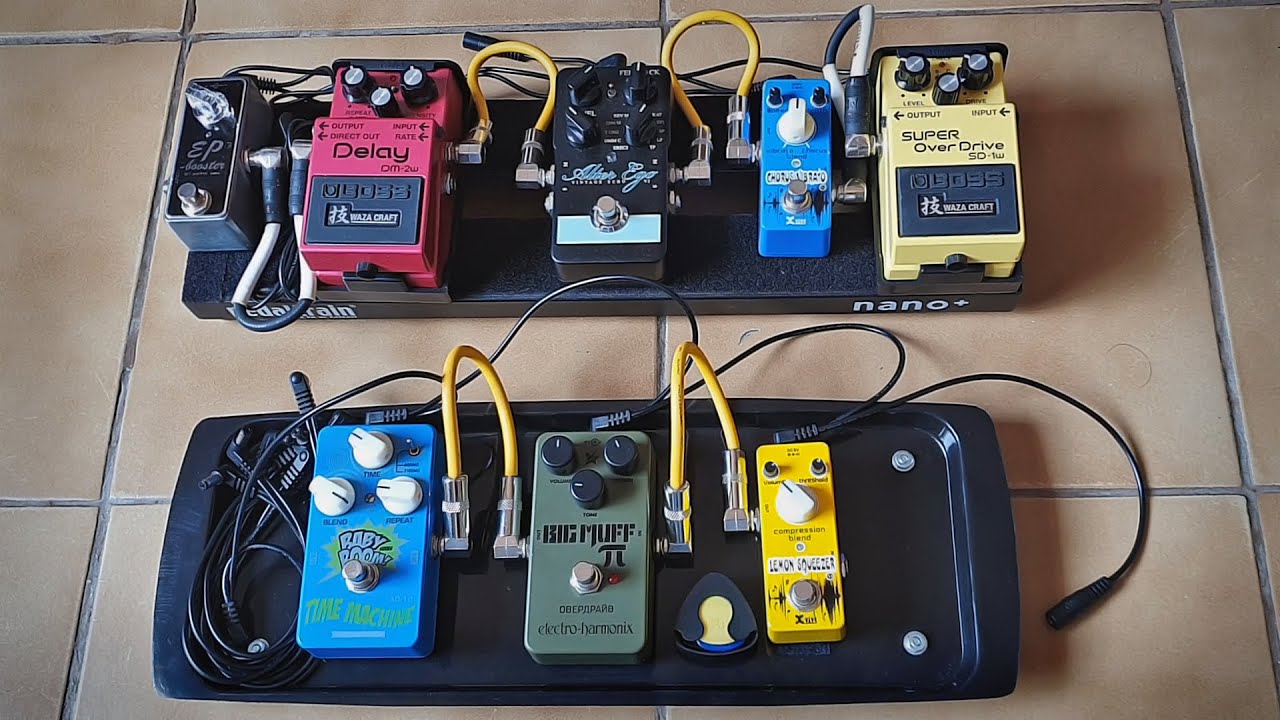 Construye tu pedalboard con menos de $10