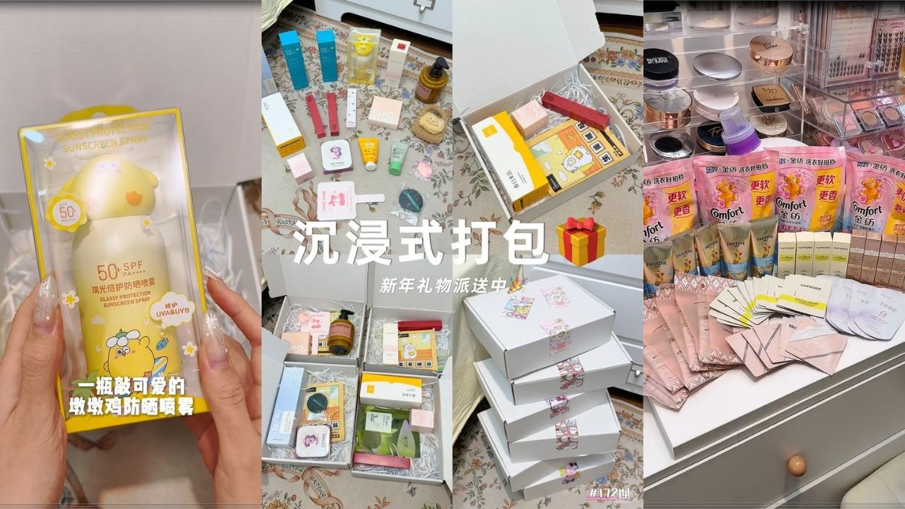 Immersive Packaging of Blessings🎀 | Extra Long Immersive Sample Squeezing System✨