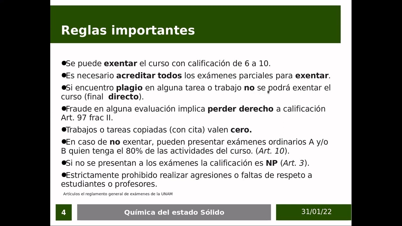 Método de evaluación y lineamientos
