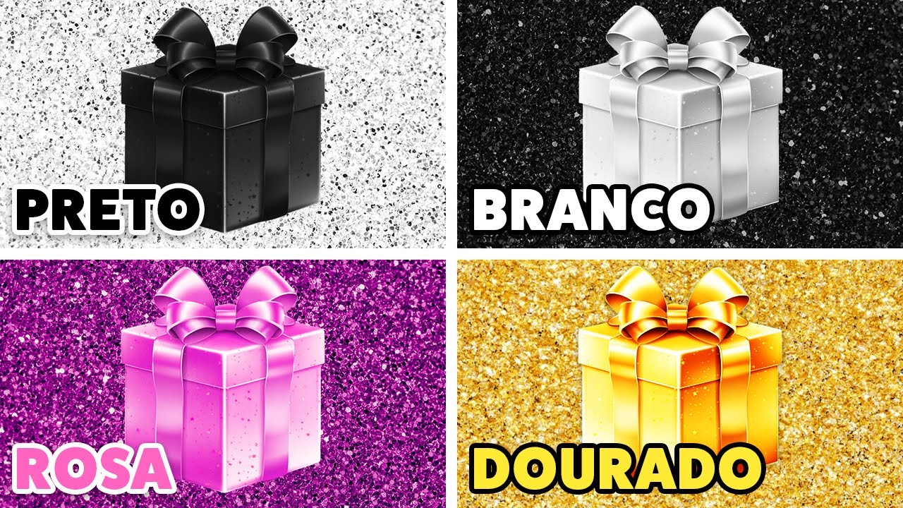 🎁 Escolha o Seu Presente! 🖤💝🎀💛 Como Vai a Sua Sorte? 😱