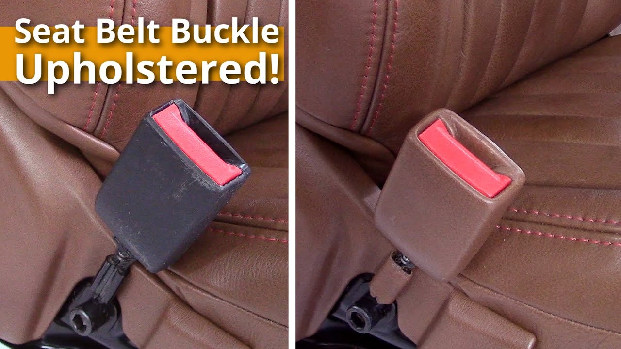 How to Wrap in leather a Safe Belt Buckle -- Leather Upholstery