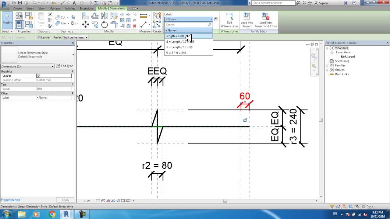 [ Revit Structure 2017 ] Tạo Family Break Line Ký Hiệu Nét Cắt