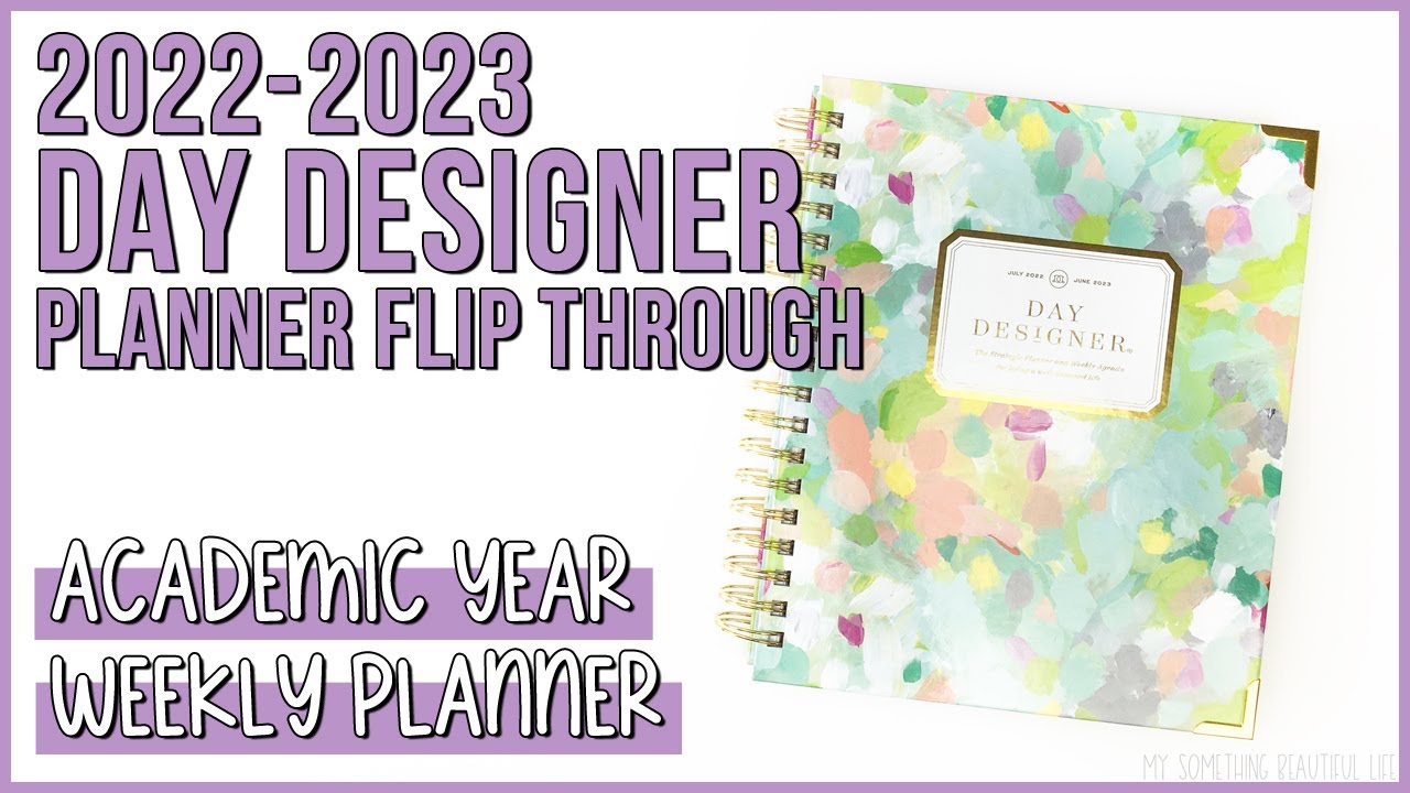 DAY DESIGNER ACADEMIC YEAR WEEKLY PLANNER Flip Through | Flagship Academic Year Planner Review