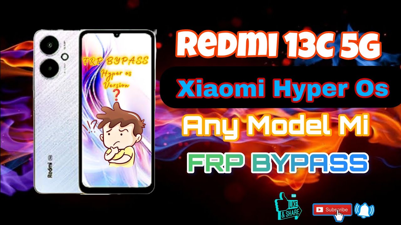 Redmi 13C 5G Frp bypass | Xiaomi Hyper Os? | Any Model Mi Frp bypass |FRP BYPASS 2025