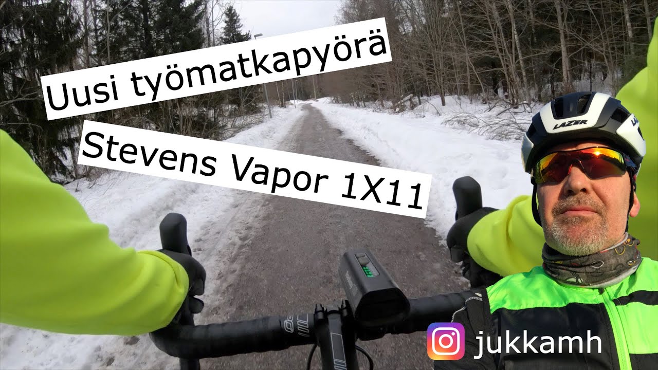 Uusi työmatka- ja hiekkatiepyörä Stevens Vapor 1X11