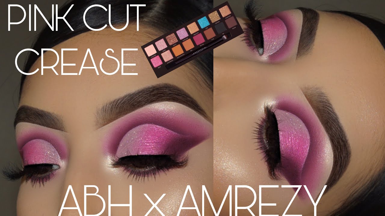 Valentines Day Cut Crease Tutorial - ABH x AMREZY Palette | Mona Cruz