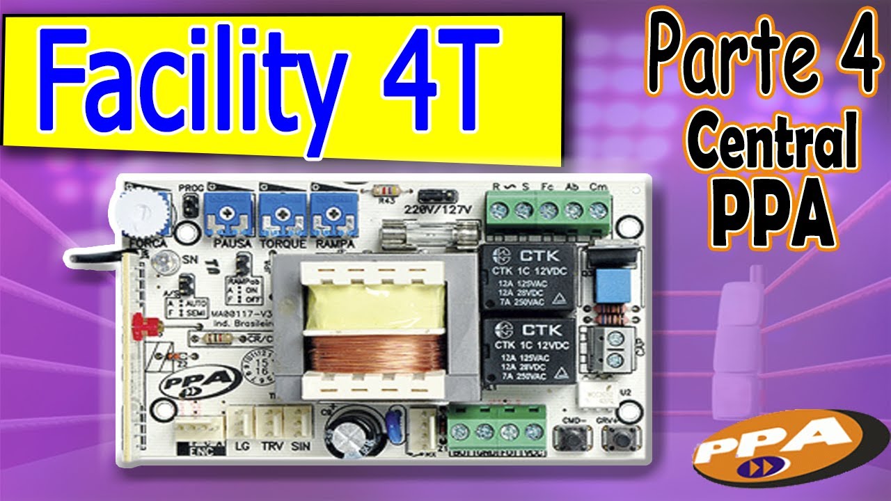 🟠 COMO Configurar FACILITY 4T PPA + PROG funções PART4