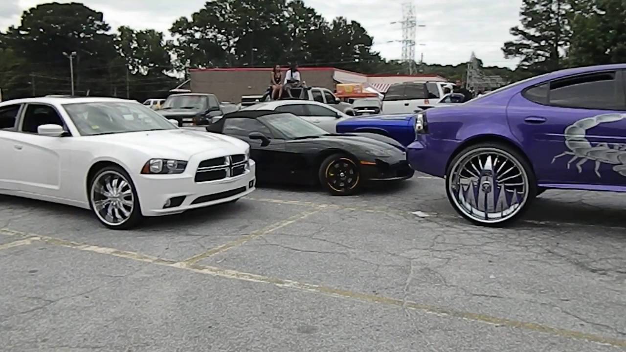 Flip Flop Dodge Challenger and Pontiac Grand Prix on Dub F.U's
