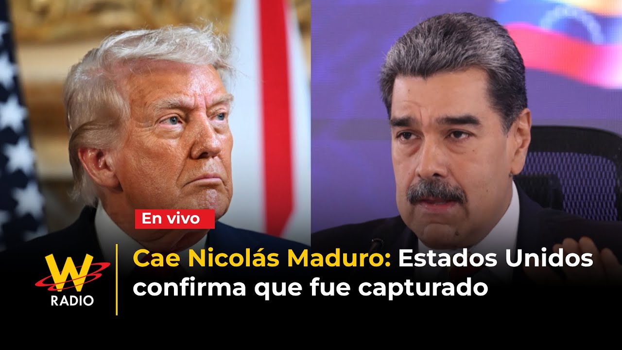 🔴 EN VIVO | Cae Nicol&aacute;s Maduro: Estados Unidos confirma que fue capturado y sacado de Venezuela