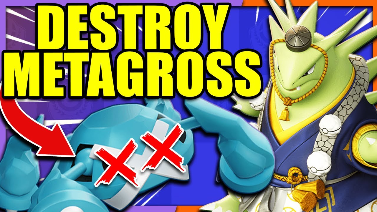 TYRANITAR is the #1 BEST COUNTER for METAGROSS | Pokemon Unite