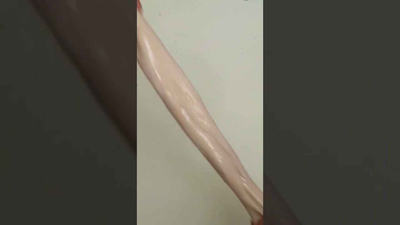 ASMR With Rainbow Pastel Slime #slime