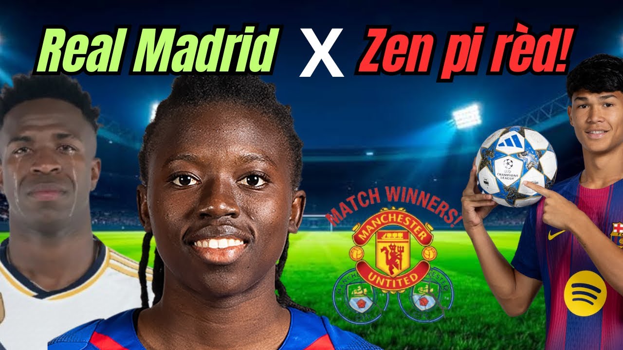 Barça ap pèdi Dro | Real Madrid cho kou vè lanp | Carrick met do Guardiola atè |  Spesyal Nérilia 🎉