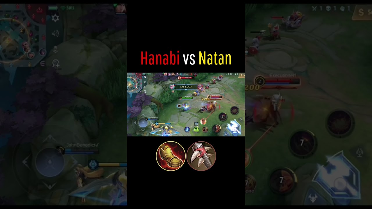Hanabi vs Natan in Gold Lane