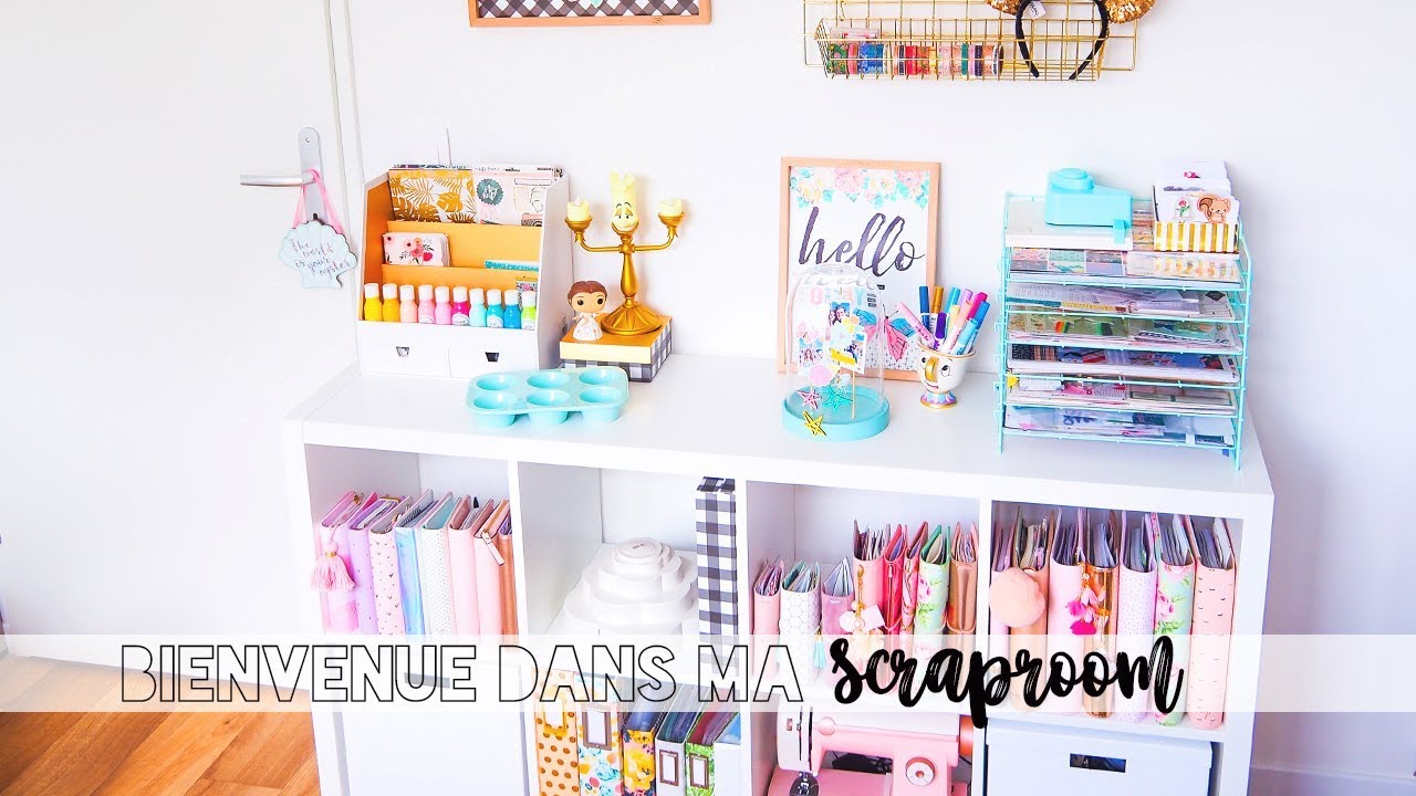 BIENVENUE DANS MA SCRAPROOM! - CRAFTROOM TOUR