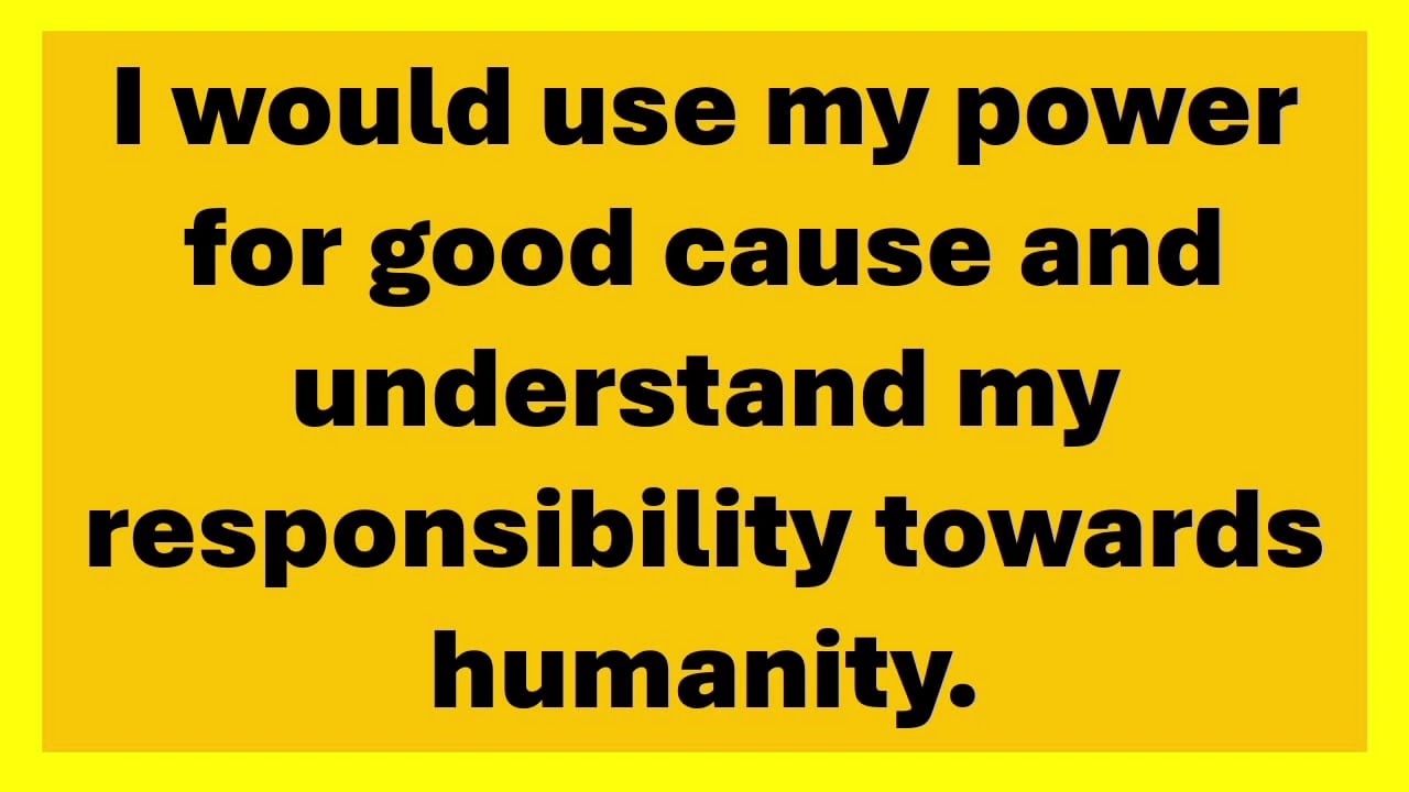 10 Lines on If I were A Superhero/Few Lines on If I Were A Superhero/If I were A Superhero
