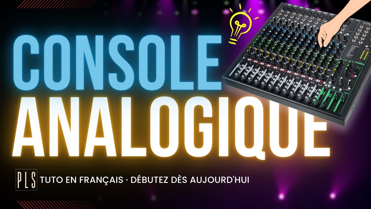 Comment utiliser une table de mixage analogique.